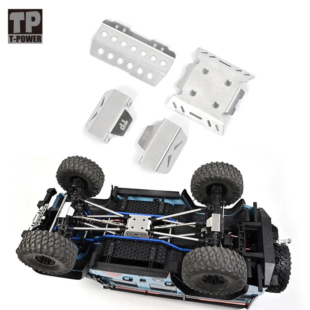 T-POWER RC Car 1/8 H8H Modified and Upgraded Parts Protective Plate Metal Armor Chassis Armor Accessories TP-E0101306