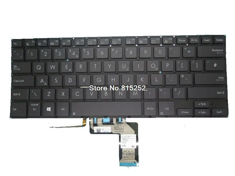 

Клавиатура для ноутбука ASUS 9Z.NEMBN.40U NSK.WM4BN 0U 701200592051, Великобритания, Великобритания, с подсветкой