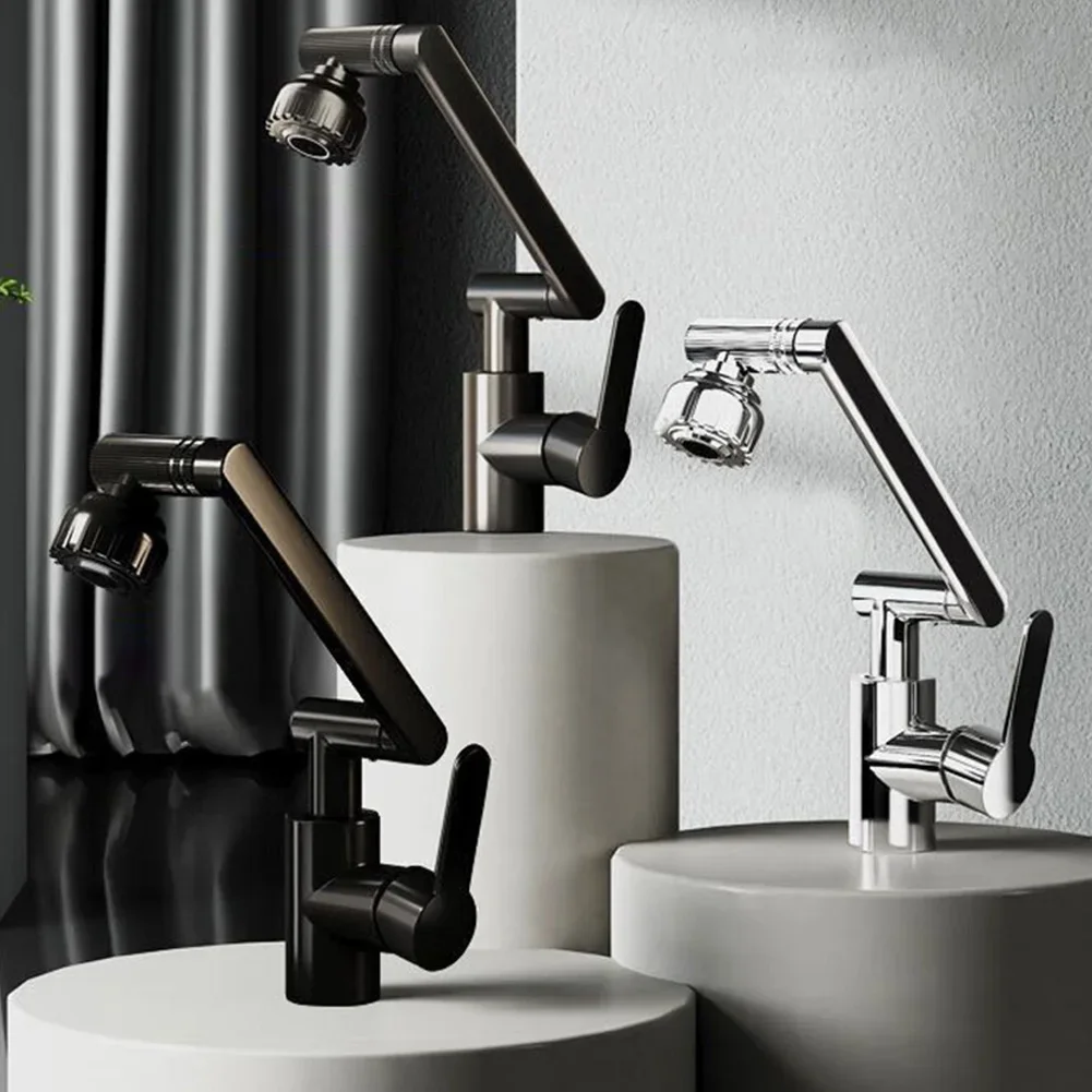 1080 Degree Swivel Faucet Rotating Faucet 360 Degree Rotation Mechanical Arm Kitchen Faucet Bathroom Faucet Kitchen Accessories