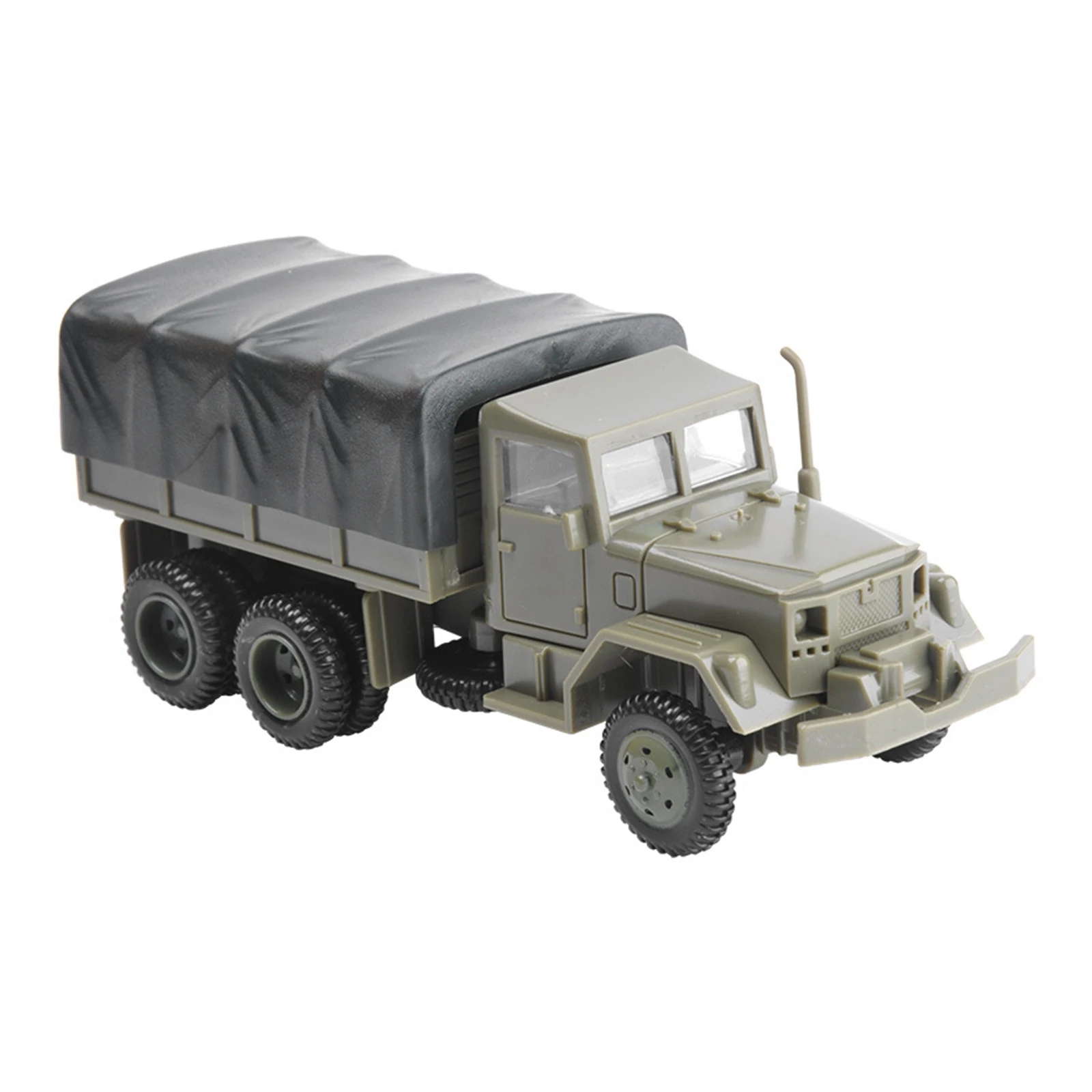 M35 Military Truck 4D Unassembled Model 1/72 Scale Simulation Chariot Military Model Display DIY Ornaments Toy Collections
