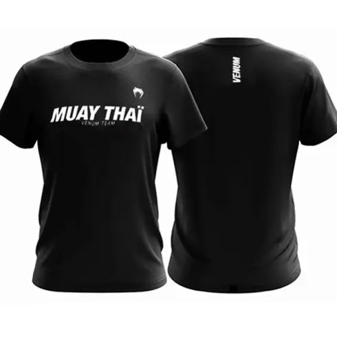 Men's Cotton T-shirt Summer Loose Short Sleeves Venom Letter T-Shirt Sports Crew Neck Casual Men's Running Training Top