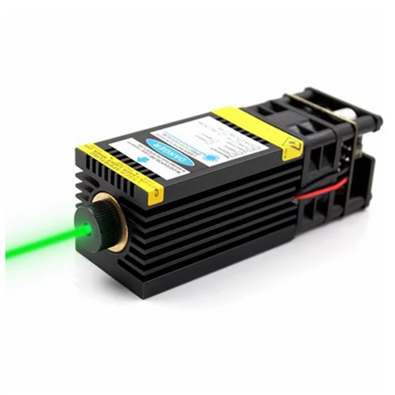 

Focusable 520nm 1W Flashing Alarm Lamp Green Bird Driving Laser Module 12V