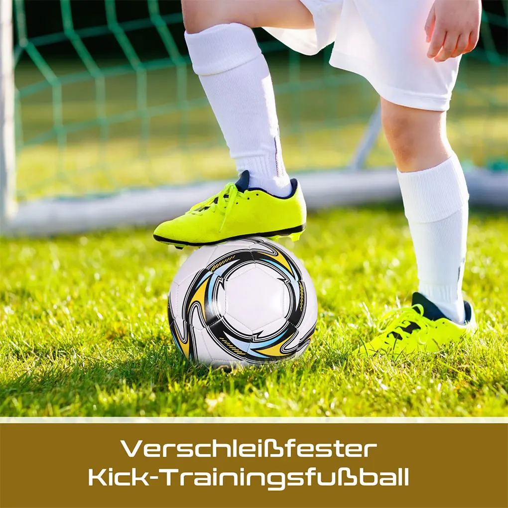 World Football Soccer Balls Official Size5 Machine Sewing PVC Seamless Wearproof Anti-slip Outdoor Match Game Football Training 4