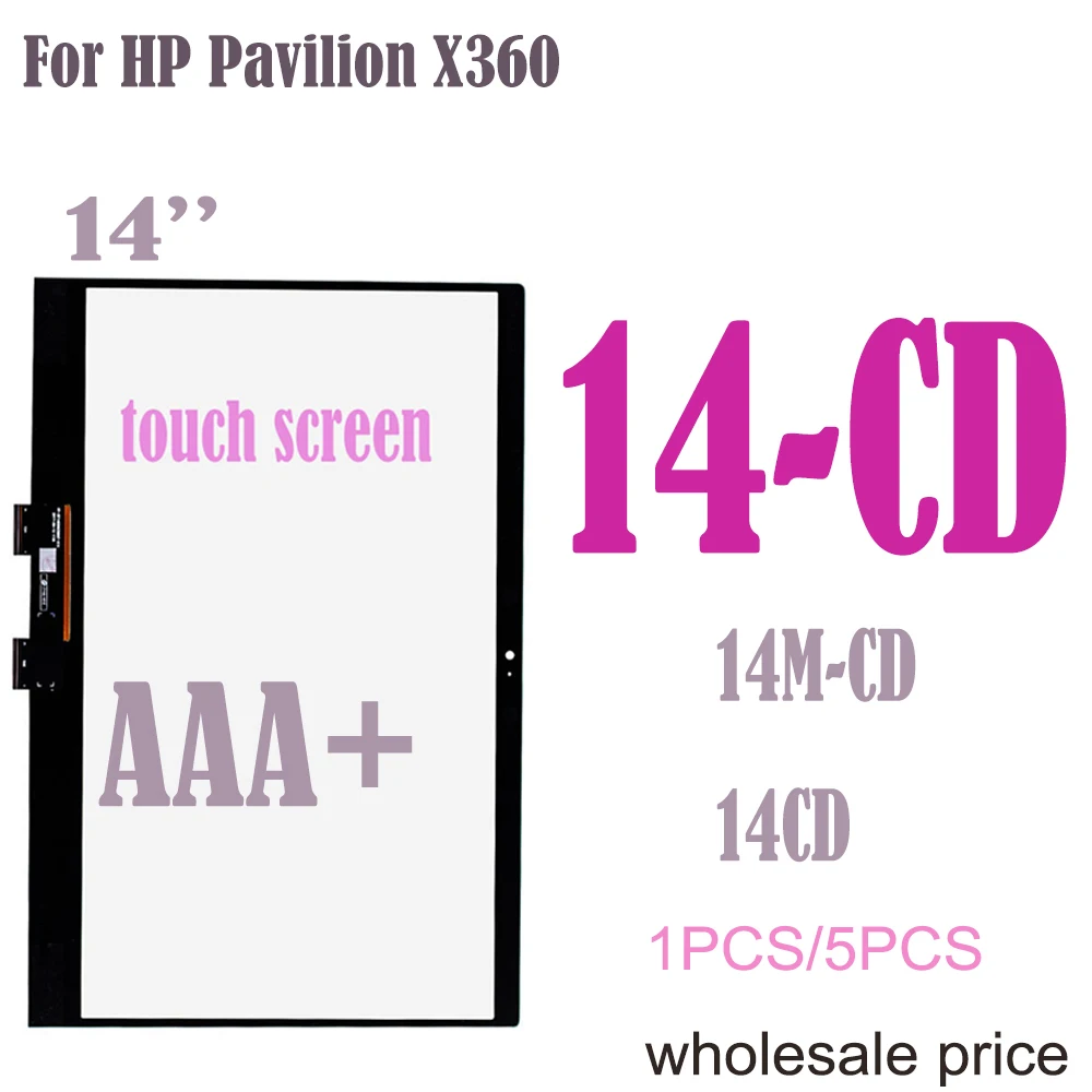 Оптовая продажа 14-дюймовый дигитайзер для ноутбуков HP Pavilion X360 14-CD 14 CD серии 14M-CD