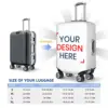 Custom Customize Logo Luggage Cover Elastic Your Design Here Travel Suitcase Protective Covers Suit For 18-32 inch 6