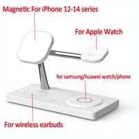 7 in 1 Magnetic Wireless Charger Stand For iPhone 14 13 12 Pro Max Apple Samsung Huawei Watch Airpods 30W Fast Charging Station - Image 5