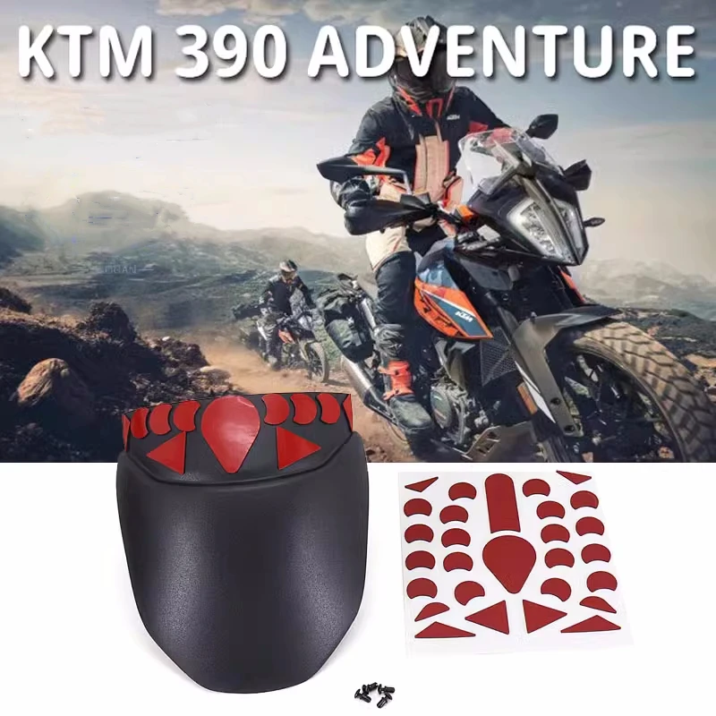 

Переднее крыло мотоцикла черный новый модифицированный водонепроницаемый защитный чехол подходит для KTM 390 Adventure 2020 - 2023