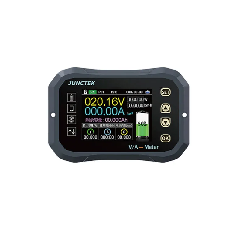 JUNCTEK KG-F Series Bluetooth Ammeter Battery Display Current Meter Coulomb Meter 3