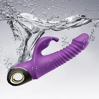 2022 Kaninchen Stoßen Vibrator Automatische Teleskop G-punkt Klitoris Stimulator Weibliche Masturbation Sex Spielzeug Für Frauen Erwachsene 4