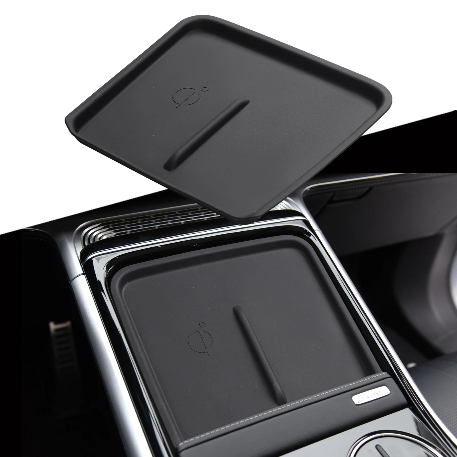 Anti-skid Central Console Wireless Pad Silicone Car Interior Accessories For Xpeng G9