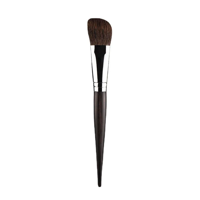 1pc High end Pro Squirrel hair Angled Contour Makeup brushes Bevel Blush Make up brushes Bronzer Ebony handle pencil beauty H38