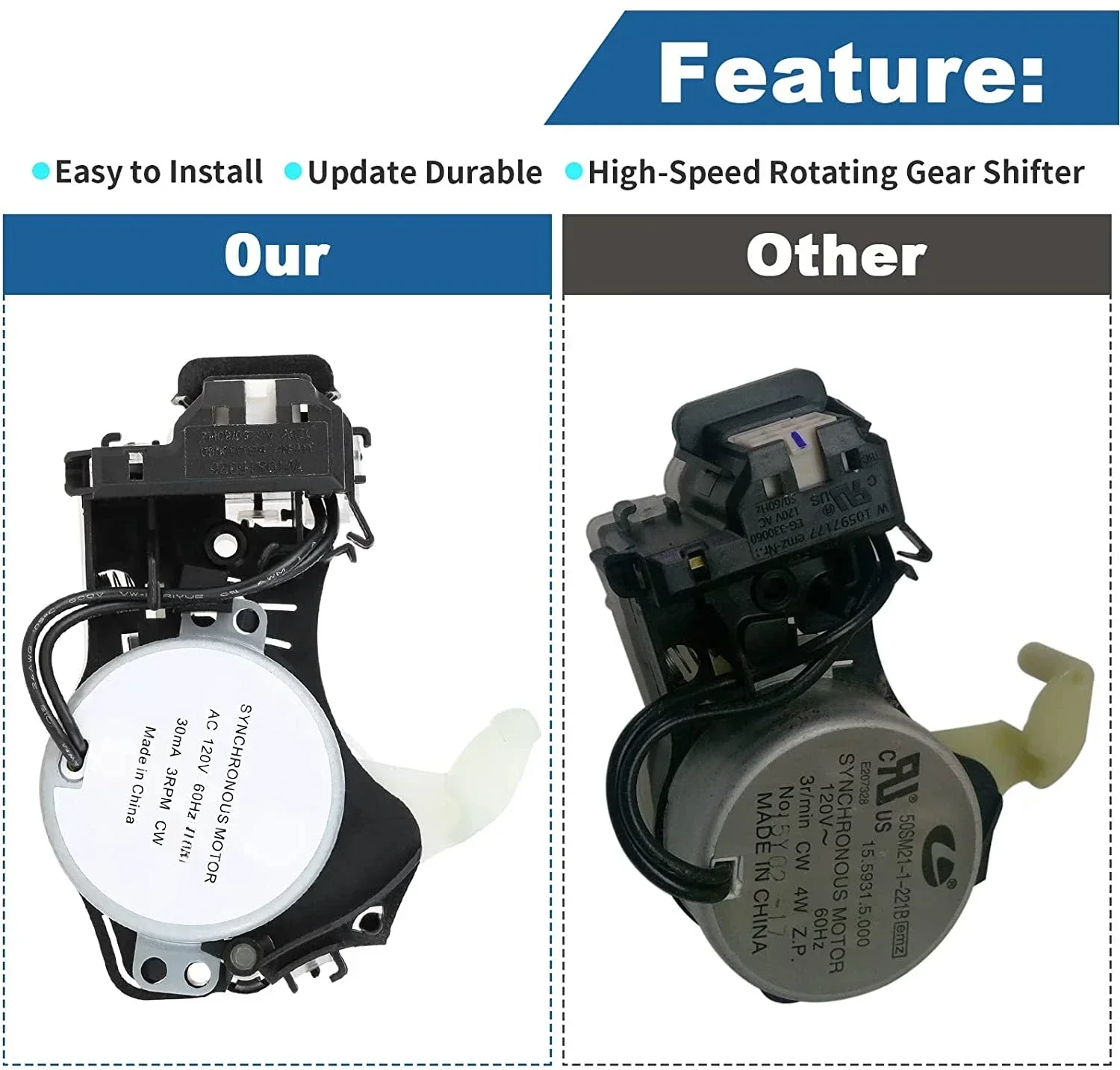 Attuatore Di Cambio Lavatrice W10913953 W10815026, Compatibile - Foto 8