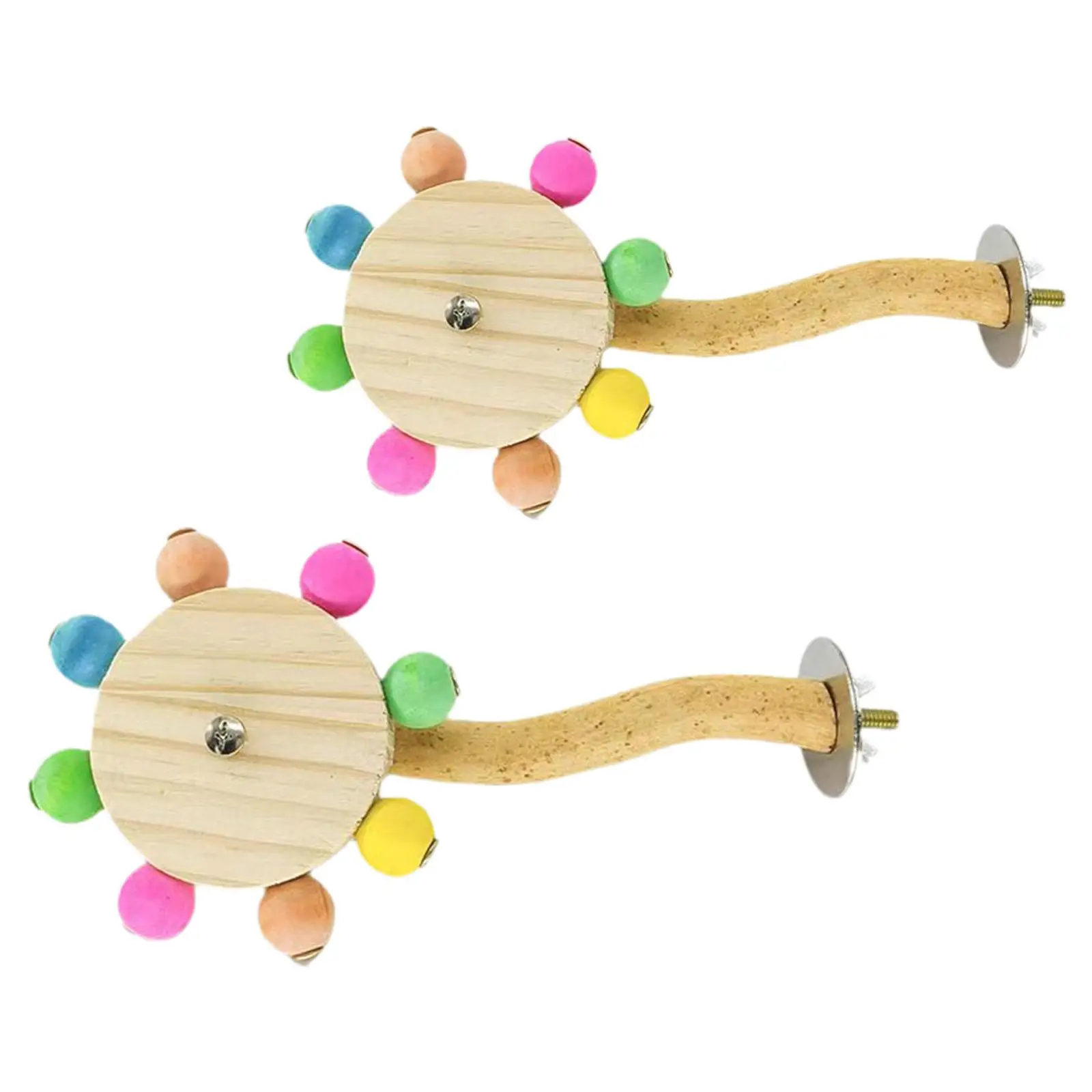 Colourful Parrot Toy Activity Wood Perch Parrot Colorful Toy for Budgerigar Colourful Parrot Toy Activity Wood Perch Parrot Colorful Toy for Budgerigar