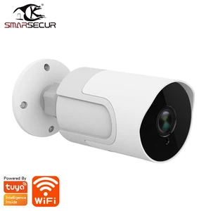 HD 2.0MP Tuya WiFi Camera Waterproof Smart Home Security Protection CCTV IP Cam Mobile View Alarm Push Video Surveillance System