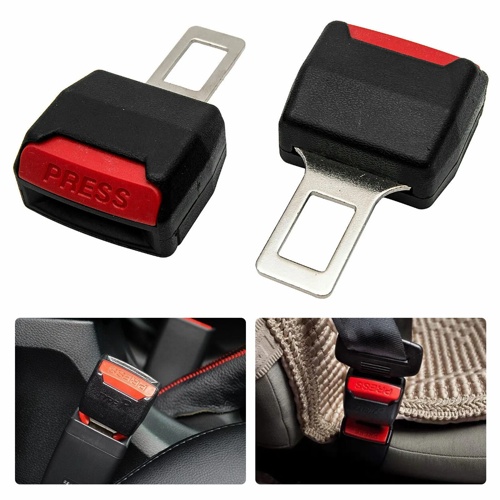 Rallonge De Ceinture De Sécurité Pour Personnes Obèses Clip de ceinture de siège de voiture, 2 pièces, bouchon d'extension,  verrouillage, accessoires | AliExpress