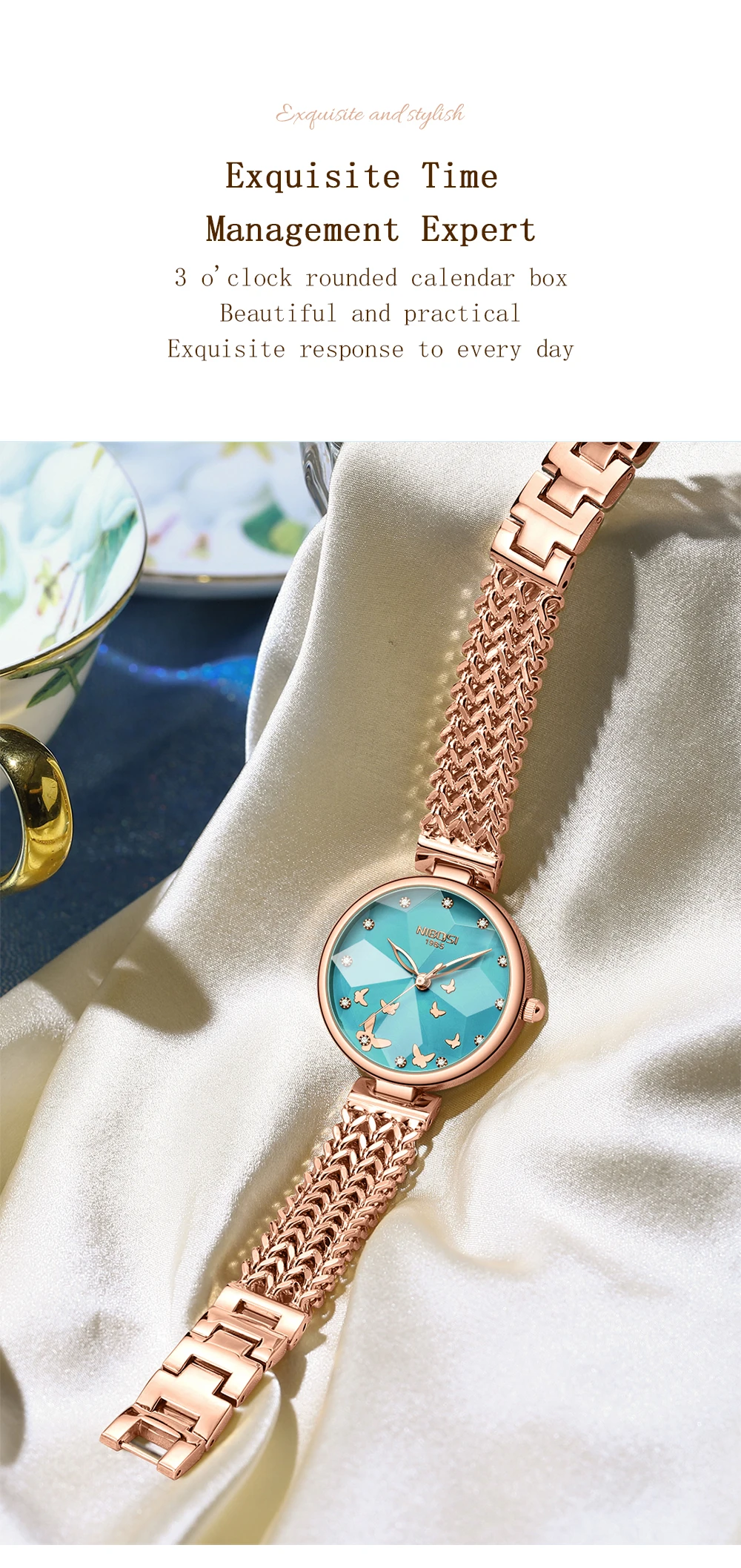 Nibosi Gleam Dial Ladies Watch 2635