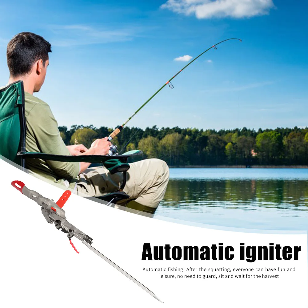 Automatic Fishing Pole Bracket Outdoor Fish Pole Holder Fishing Gear Pesca