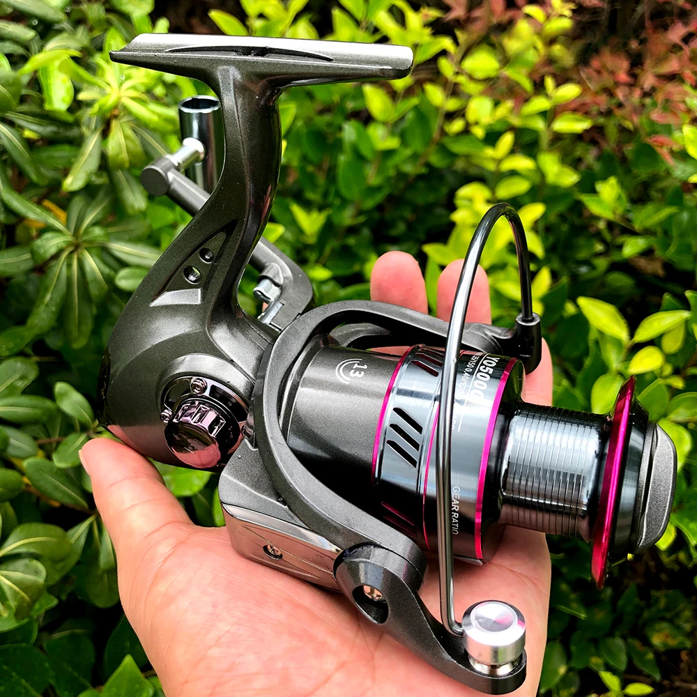 Max Drag 12KG Spinning Reel Right/left Inter-Changeable Handle Spool Fishing Reel 1000-7000 High Speed Gear 5.2:1 Ratio spinning fishing reels,fishing reels