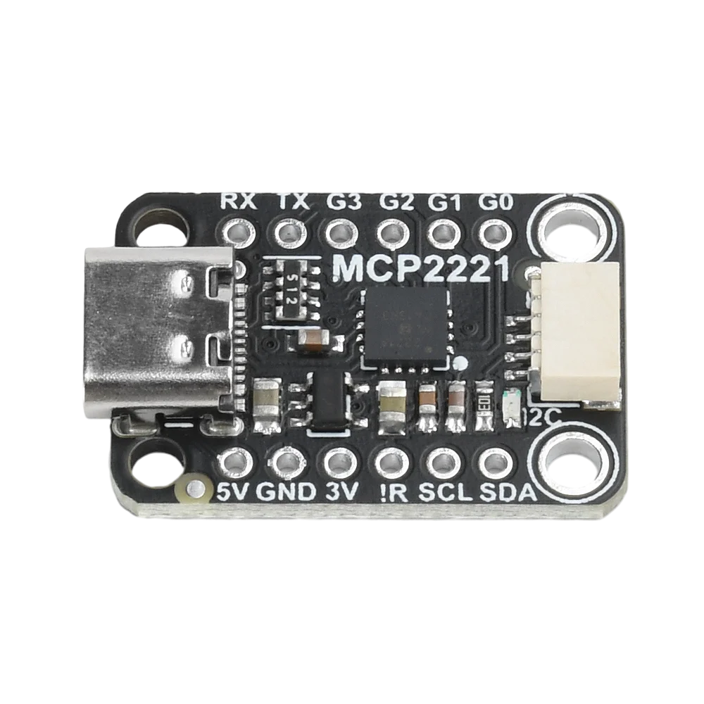 Adafruit Stemma QT Qwiic용 범용 USB to GPIO ADC I2C 모듈 보드, MCP2221A 브레이크아웃