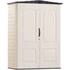 Large Vertical Resin Outdoor Storage Shed With Floor (6.2 x 4.6 Ft), Weather Resistant, Beige/Brown, Organization for Home 3