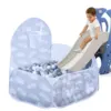 Ball Pit, Baby Pop-up Ball Pit Pool for Kids Toddlers Pets Play Tent with Hoop Indoor Outdoor Boys Girls(ball no include) 6