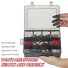 Parts Box Plastic Multi-cell Storage Screw Box Tool Classification Electronic Components Drill Accessories Thickened Lattice Box 6