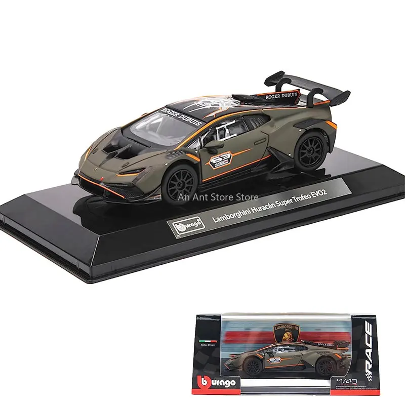 

Супертрофей Bburago 1:43-Lamborghini EVO2 Hurricane сплав 1/43 роскошный автомобиль литый под давлением коллекционная игрушка модель подарок для детей