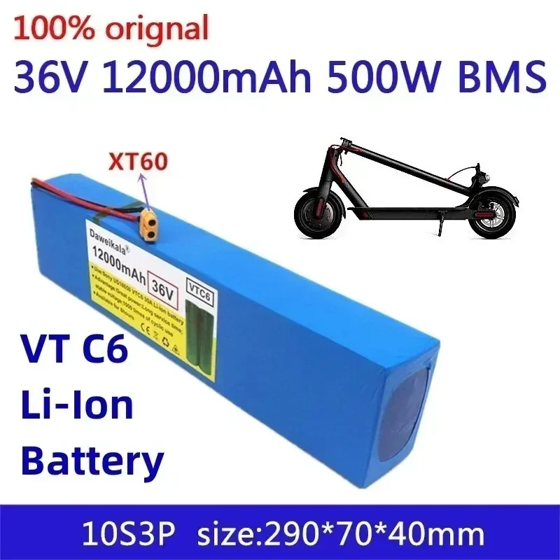 36V 18650 Battery pack Scooter Battery Pack forXiaomi Mijia M365 36V 12000mAh Battery pack Electric Scooter BMS Board