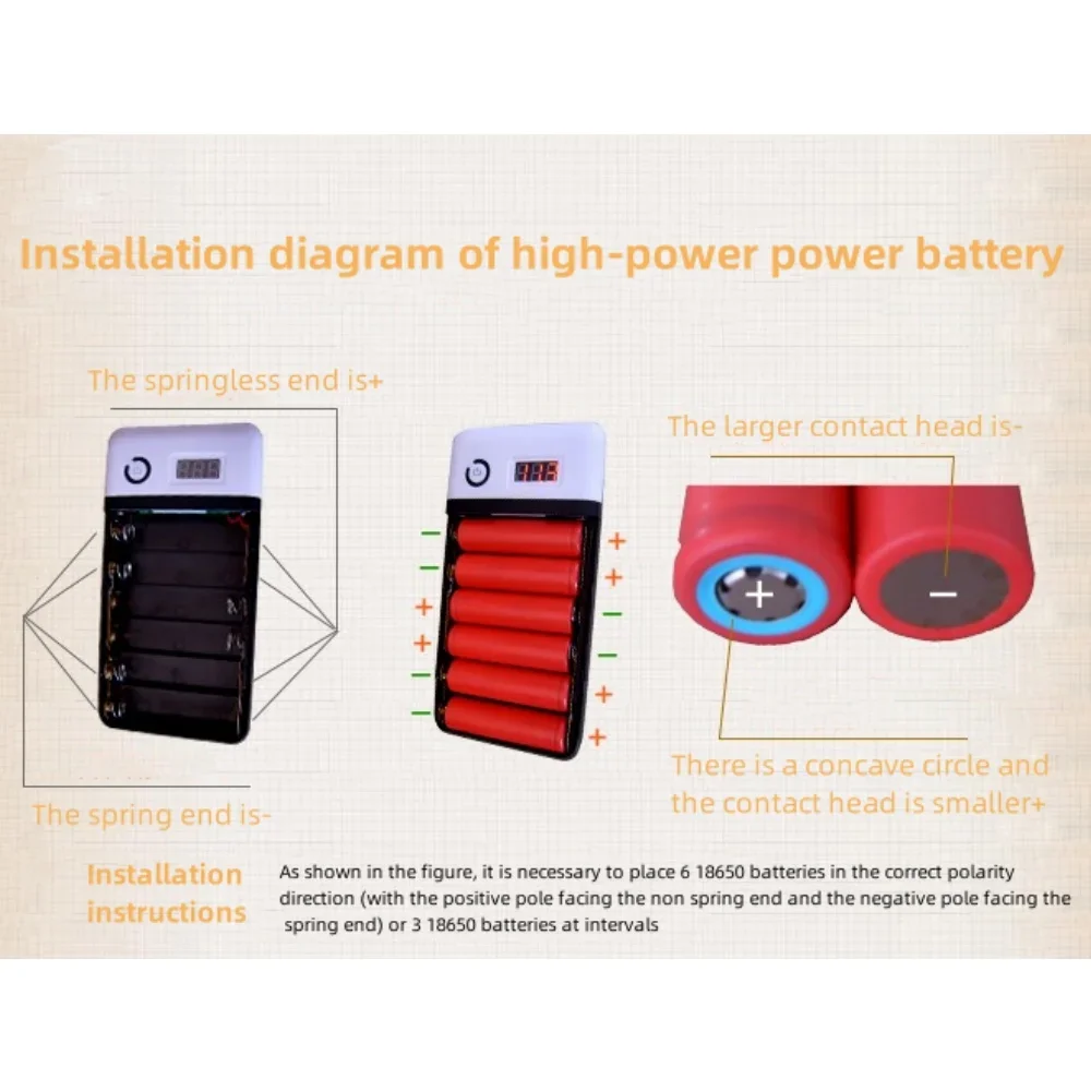 5V 12v 19v 21V Mobile power bank 18650 Battery Charger For 19V Laptop Mobile power supply portable source usb charger adapter