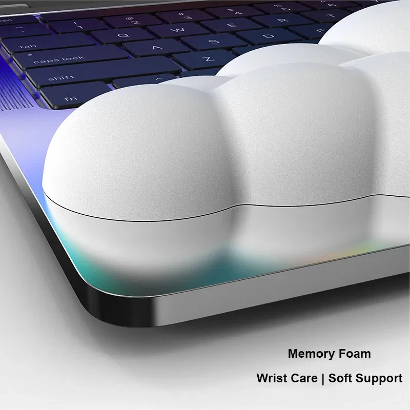 Ergonômico Laika Espuma Gaming Teclado Pad Antiderrapante Wrist Pad Suporte de Memória Office Mouse Pad Nuvem Gradiente - Imagem 2