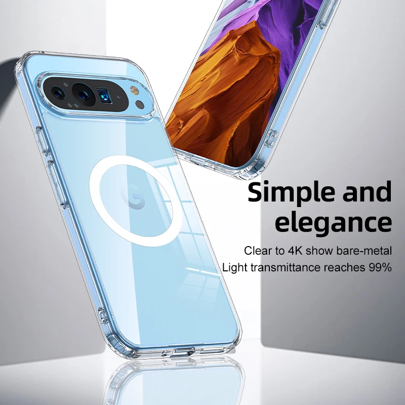 Custodia per Google Pixel 9 PRO XL Cover Protezione Silicone TPU
