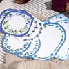 Journal GO 10pcs Memo Pads Material Paper Embossed Flower Boarder Paper Junk Journal Scrapbooking Cards Retro Background Decor 4