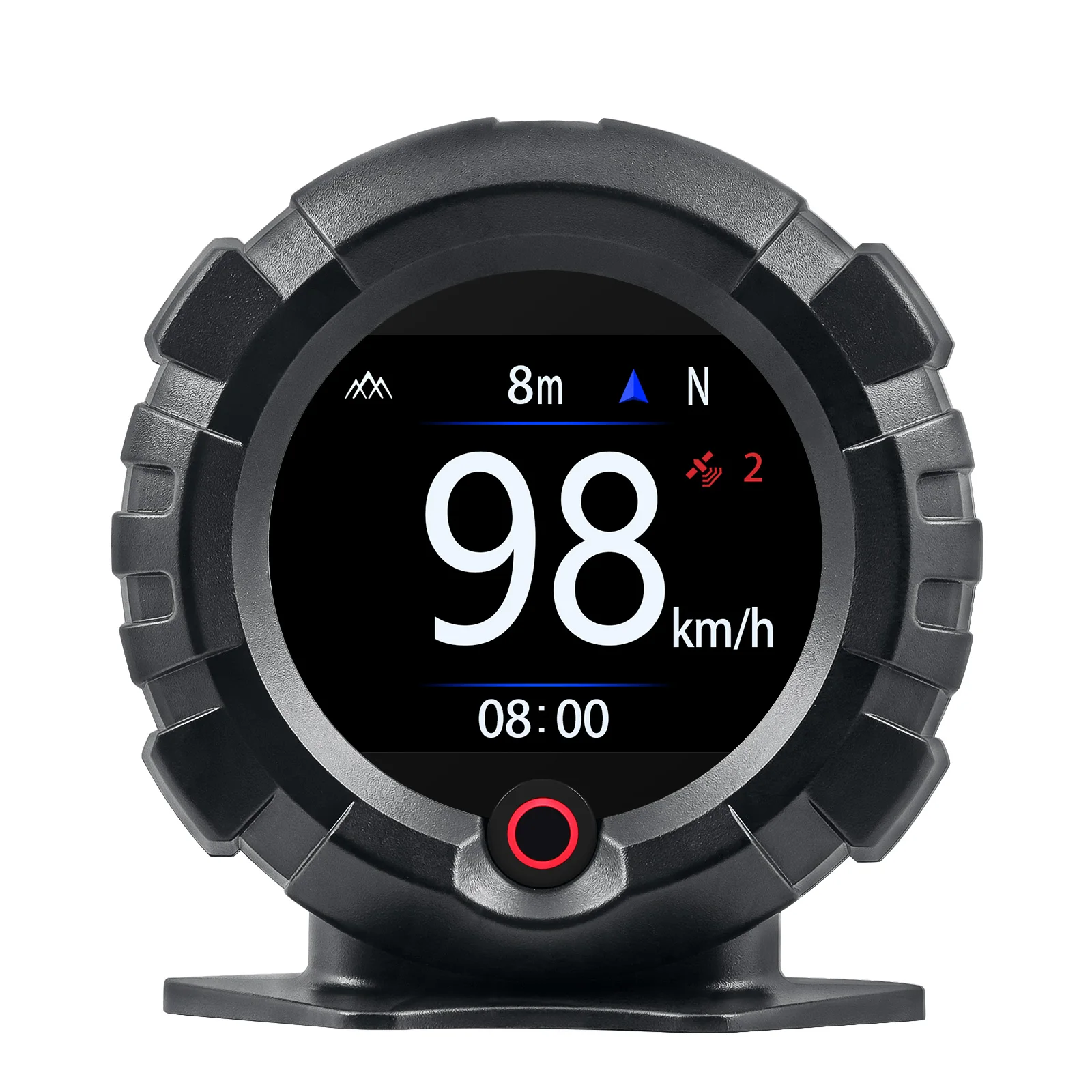 X95 자동차 GPS 경사계 디지털 헤드업 디스플레이 경사각계 속도계 오프로드 자동차 경사각 측정기 고도 경도계