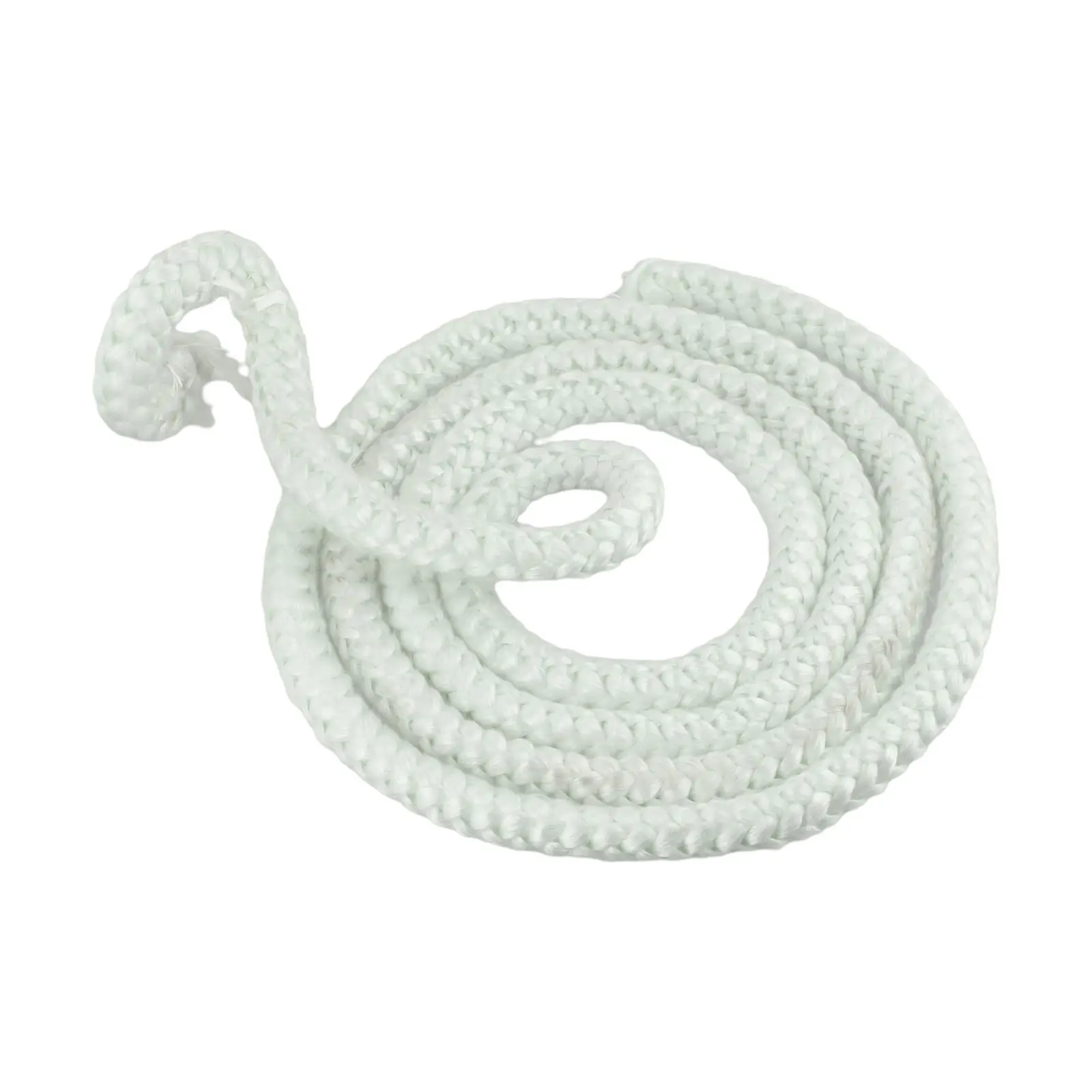 6/8/10/12mm 2M Fireplace Sealing Rope Gasket Cord White Wood Burning Stove Door Fiberglass High Temperature Sealing Rope