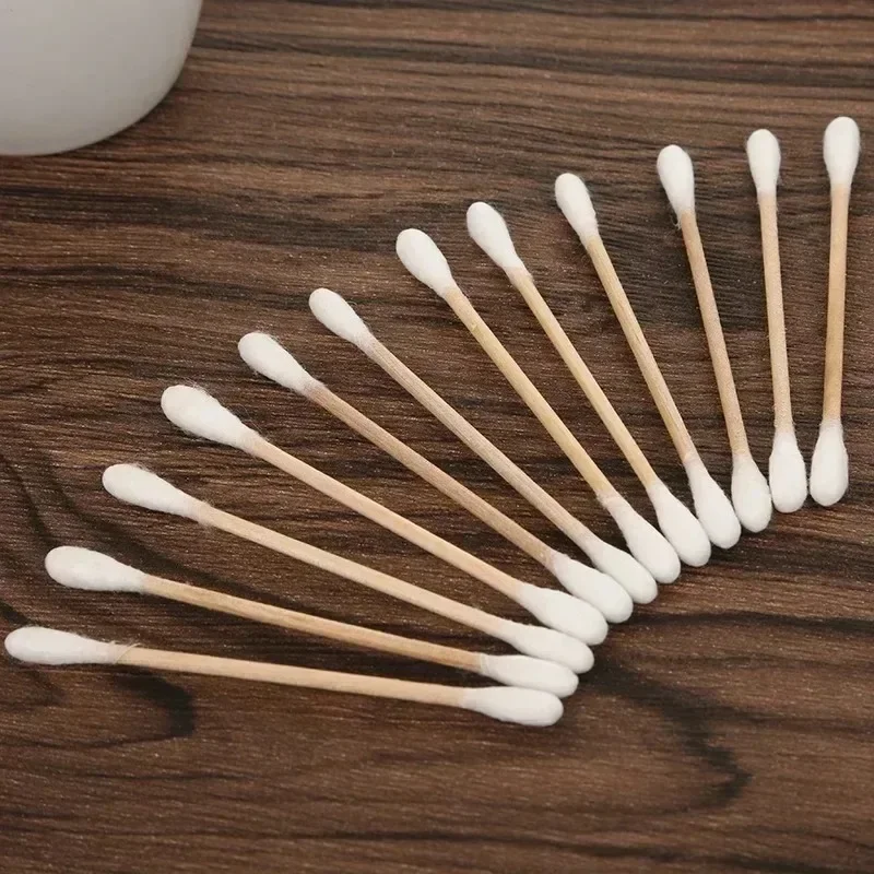 Cotton swabs 100pcs per pack double-ended baby ear cleaning sticks