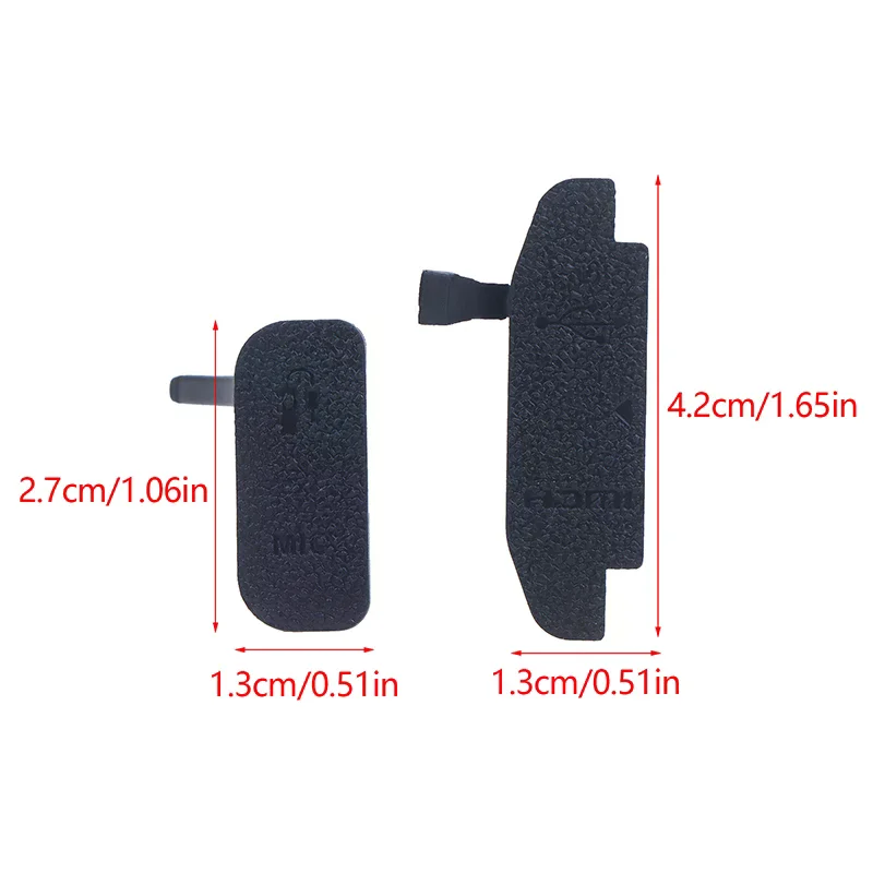 600D 700D 650D 750D 760D 800D 카메라용 USB 마이크 고무 커버 뚜껑 캡
