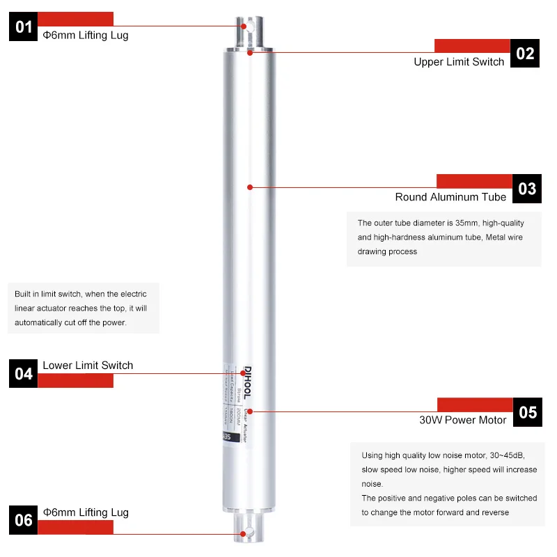 50 ~ 1000mm skok DC12V 24V elektryczny siłowniki liniowe zestaw silnika 433MHz 2500N 2000N 8MMS odwzajemnić prosto piórkowy