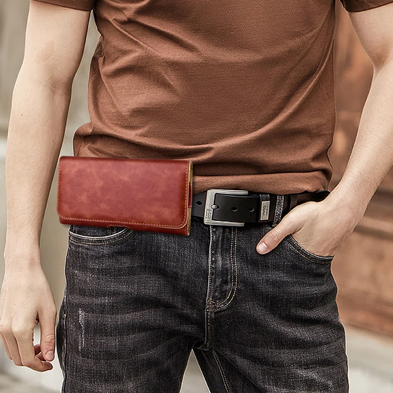 Universal Smartphone Pouch with Belt Clip Holster