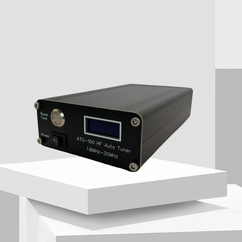 ATU-100 HF 자동 튜너 안테나 튜너, N7DDC + 0.91 OLED V3.1, 1.8MHz-30MHz