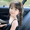 Kids Wig Ponytail Woman Hand-woven Braids Double Plait Baby Hair Ornament Dirty Pigtail in Children Coronet Accessories for Girl 2
