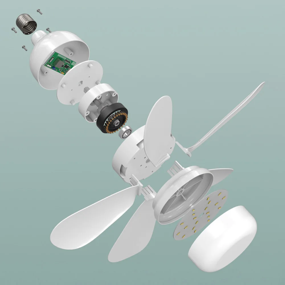 Description Picture 6 of item40W Ceiling Fans Lamp with Remote Control Modern Ceiling Fanlight 3 Colors Adjustable Chandelier Fan Lamp for Home Bedroom