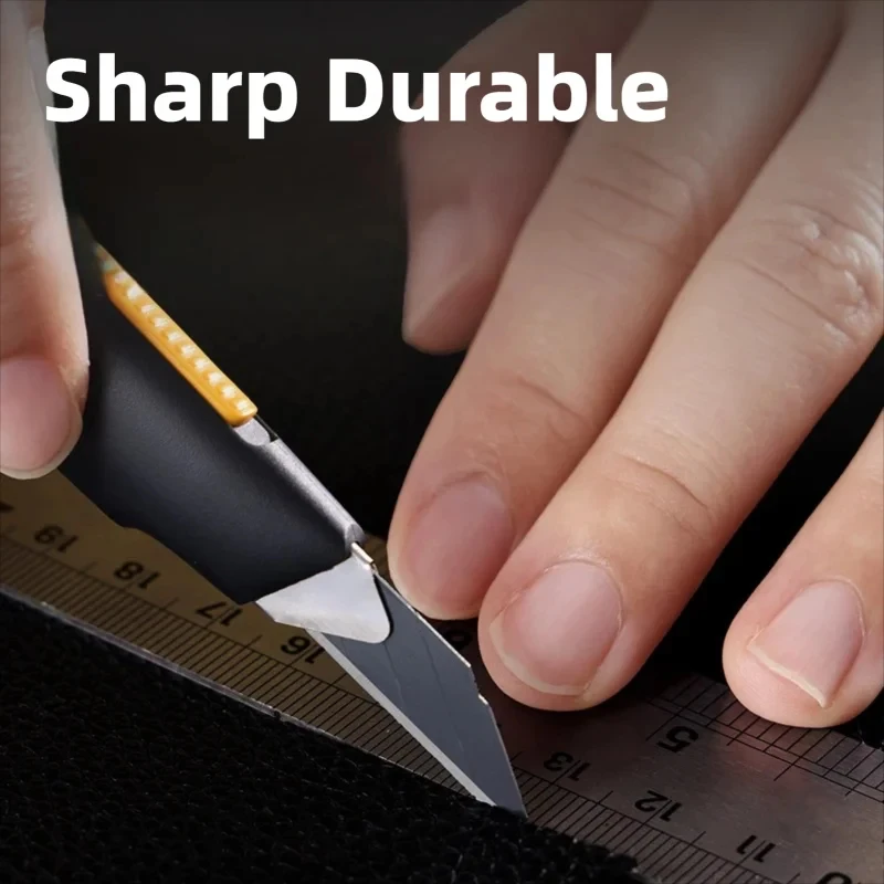 델리 안티스웨이 접이식 셀프락킹 유틸리티 나이프 종이 커터 아트 나이프 (사무용품)