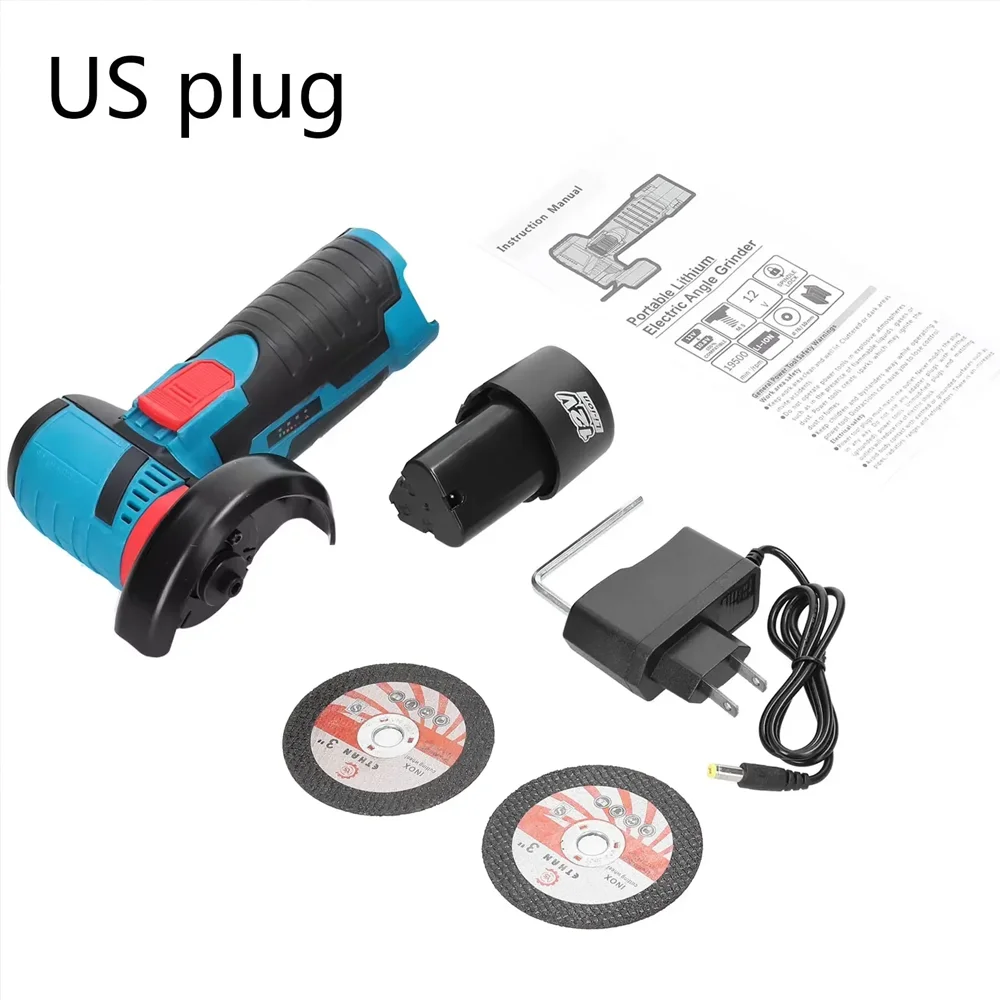 12V Mini Angle Grinder Mini Household Rechargeable Cutting Machine Polishing Machine Electric Hand Grinder Polishing electric grinder angle grinder electric angle grinder