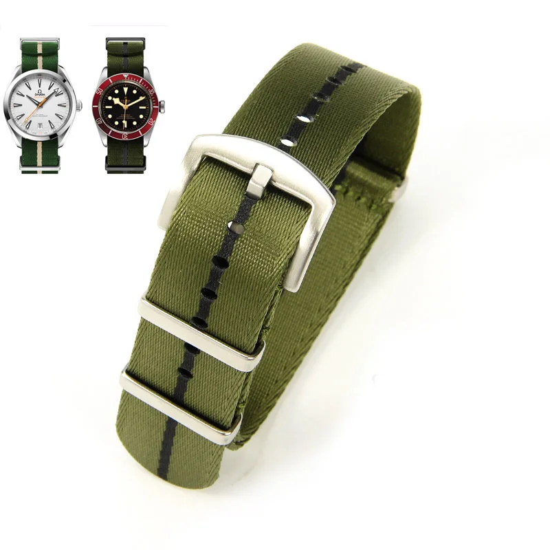 Durable Army Sports Nylon Watch Band - Universal 20mm & 22mm Strap