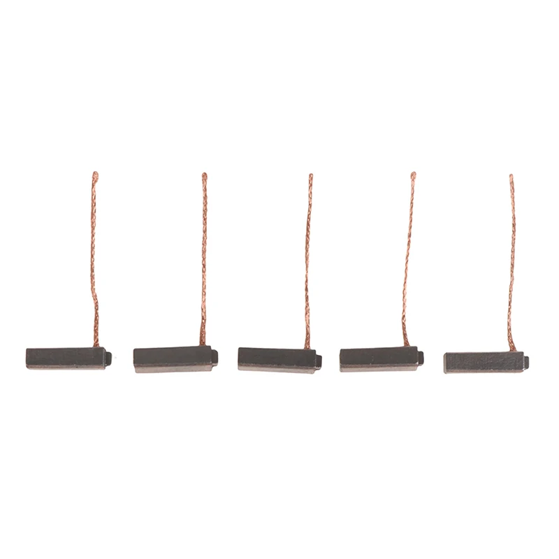 10Pcs Elektrische Generator Kohlebürsten Lichtmaschine Power Tool Generische Auto Regler Niedrigen Kupfer (5*7*19mm) – Detail 1
