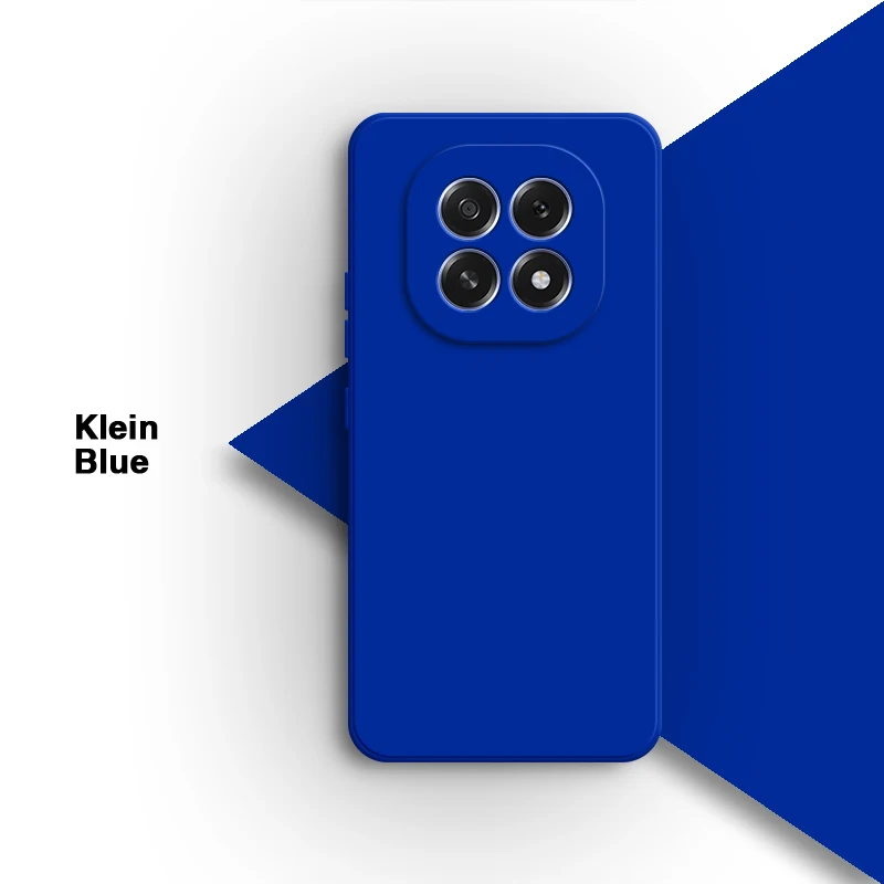 Luxury Shockproof Soft Liquid Silicone Phone Case - Solid Color Back Protective Cover in Candy Style