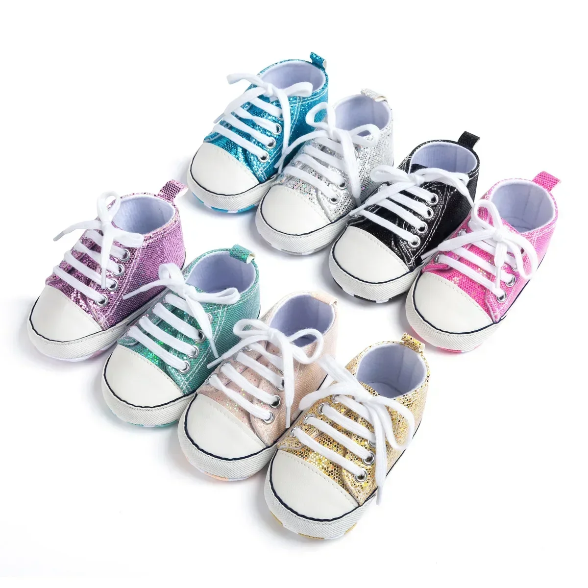 Print Canvas Baby Sports Sneakers For Newborn Baby Boys Girls First Walkers Shoes Infant Toddler Soft Sole Baby Shoes 3