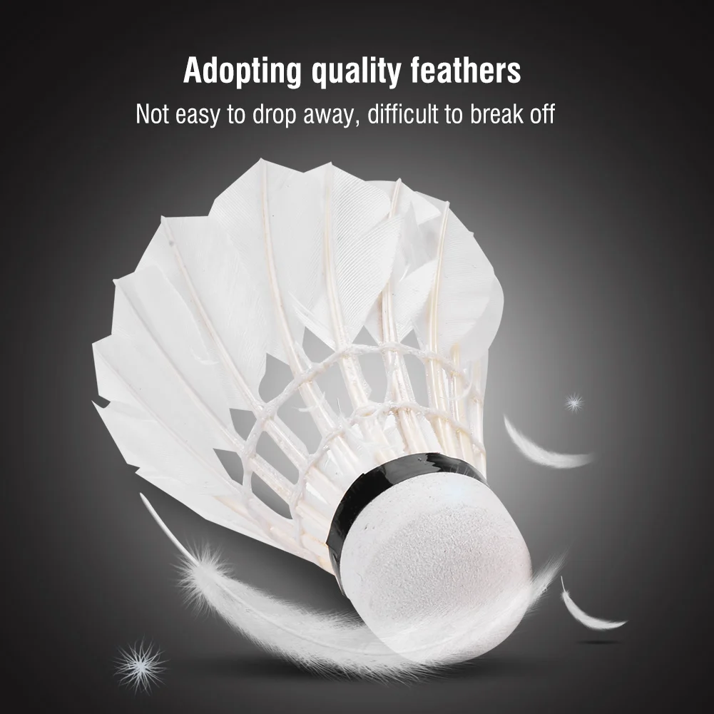 3Pcs Durable Badminton Shuttlecocks For Outdoor Indoor Ball Sport Training Entertainment