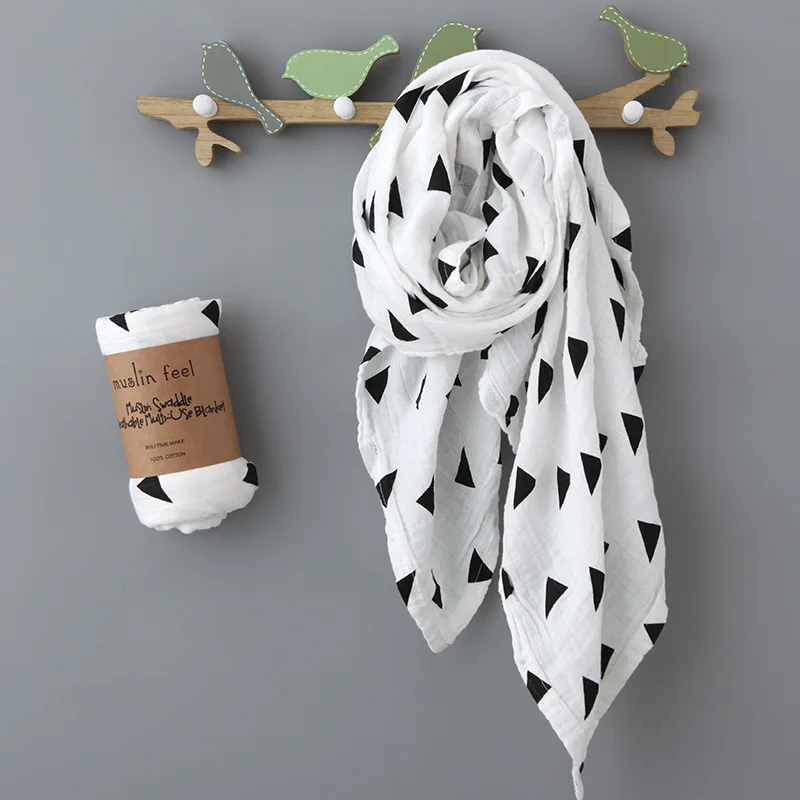 طفل بطانية قماط الخيزران القطن منشفة ملفوفة رقيقة...