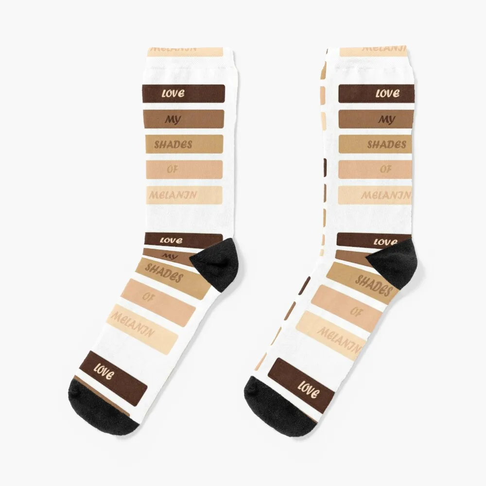 Love My Shades Of Melanin Socks Heated Socks Thermal Socks Men self heating shaping socks breathable foot warmer massage socks cozy self heated thermal socks unisex anti freeze massage socks